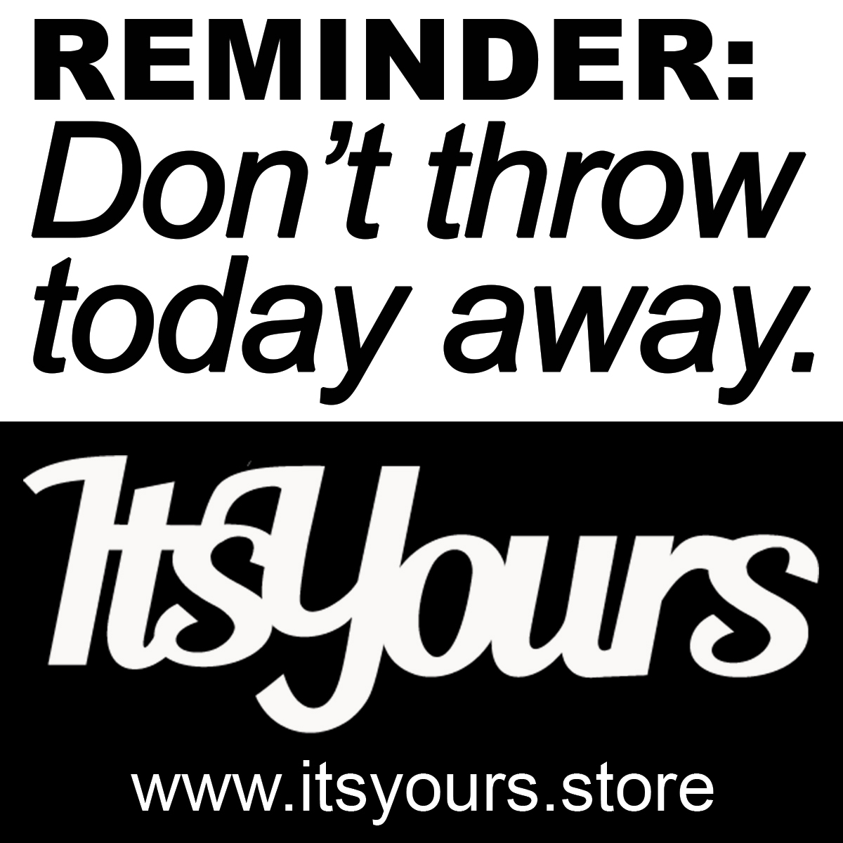 It'sYours Promo Sticker